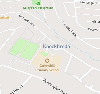 map for CAIRNSHILL PRIMARY SCHOOL KITCHEN