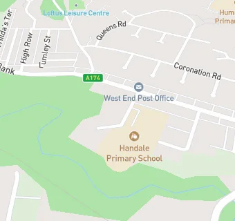 map for Handale Primary School Breakfast Club