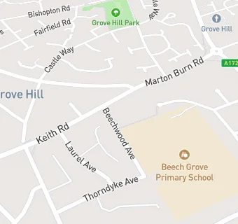 map for Beechgrove School