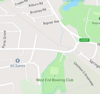 map for West End Bowling Club