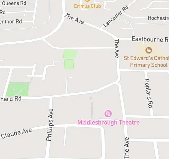 map for Middlesbrough Conservative Club