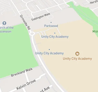 map for Unity City Academy