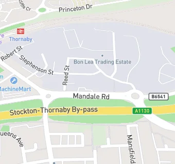 map for Mandale Service Station