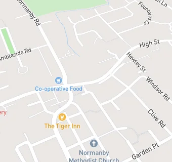 map for Normanby Dental Practice