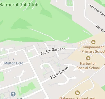 map for Taughmonagh Nursery and Primary School