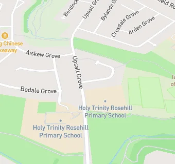 map for Holy Trinity Rosehill Primary School, Rosehill Site