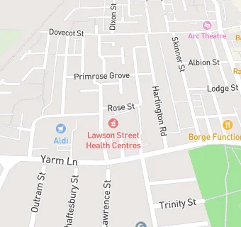 map for The Densham Surgery