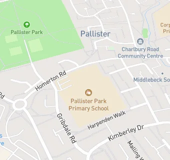 map for Pallister Park Primary School