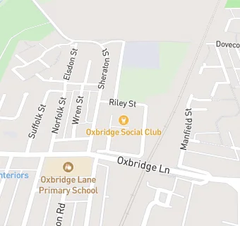 map for Oxbridge Social Club