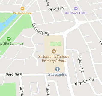 map for St Joseph's RC Primary School