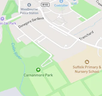 map for Suffolk Community Centre