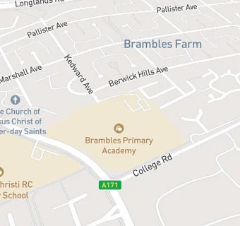 map for Brambles Primary Academy