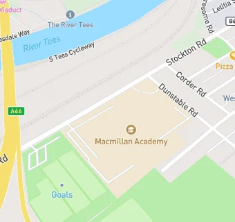 map for Macmillan Academy