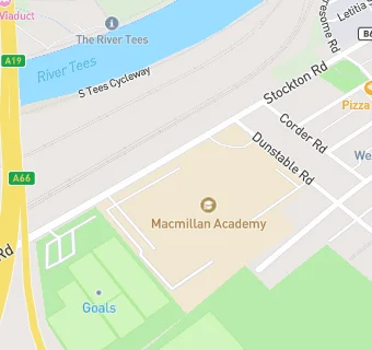 map for Macmillan Academy