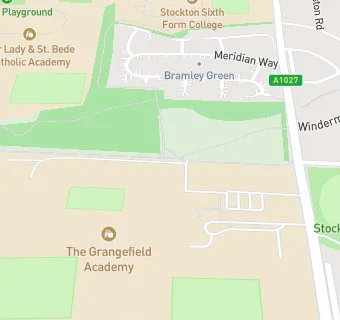 map for Grangefield School and Technology College