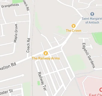 map for The Railway Arms