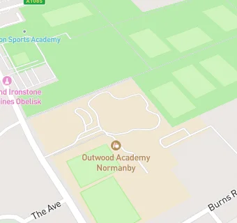 map for Outwood Academy Normanby