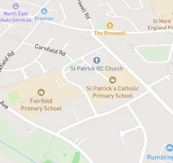 map for Fairfield Primary School