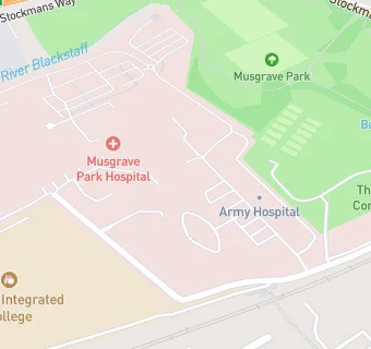 map for Musgrave Park Hospital