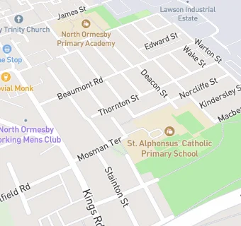 map for Caterlink at St. Alphonsus’ Catholic Primary