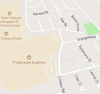 map for Freebrough Academy