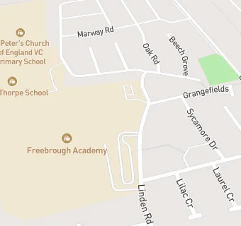 map for Freebrough Academy