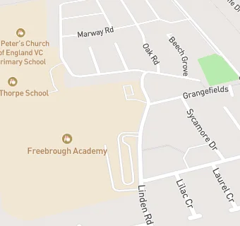 map for Northern Education Trust at Freebrough Academy