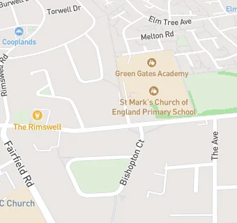 map for St Marks C of E Primary School