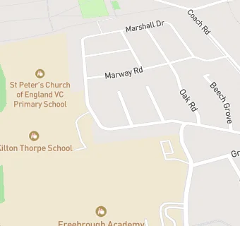 map for St. Peter’s Parents & Friends Association