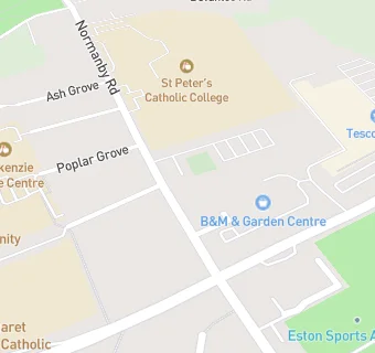 map for The Eston Surgery