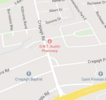 map for AUSTINS CHEMIST