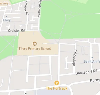 map for Tilery Primary School