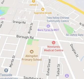 map for Borough Road & Nunthorpe Medical Group