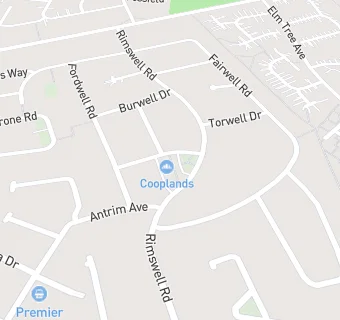 map for Mydentist, Rimswell Parade, Stockton-On-Tees