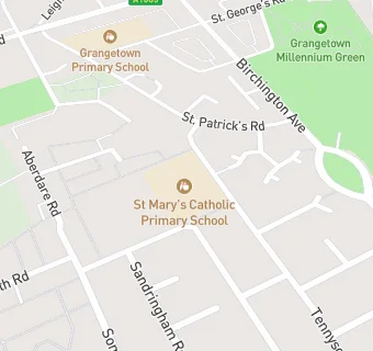 map for St Mary's RC Primary School