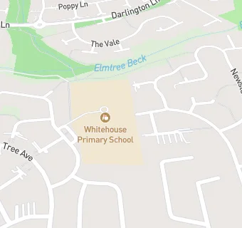 map for Whitehouse Primary School