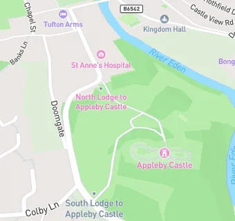 map for Appleby Castle Ltd