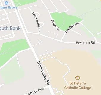 map for Caterlink at St. Peter's Catholic College