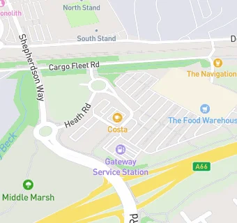 map for Gateway Service Station