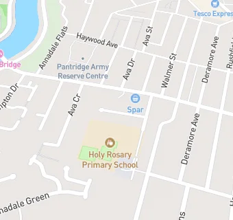 map for Holy Rosary Boys & Girls PS