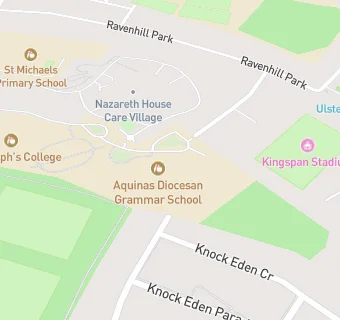 map for Aquinas Grammar School