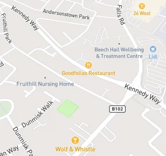 map for Fruithill Private Nursing Home