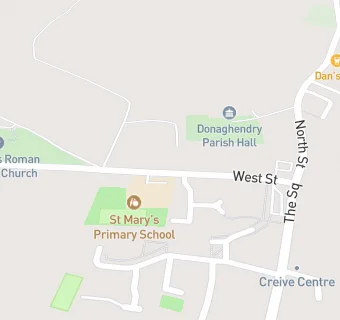 map for St Mary's Primary School Meals Kitchen