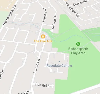 map for Rosedale