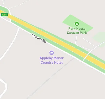 map for Appleby Manor Hotel