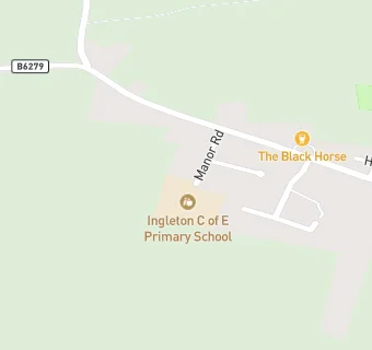 map for Ingleton CofE Primary School