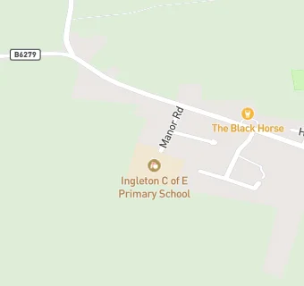 map for Ingleton C of E Primary School