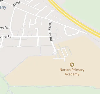 map for Norton Nursery Kids Zone