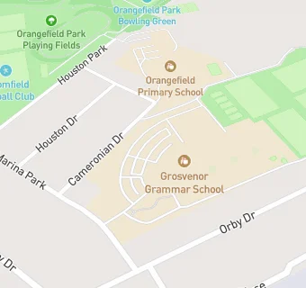 map for Grosvenor Grammar School