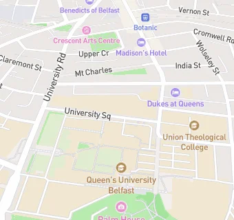 map for Junction (QUB Law Building)